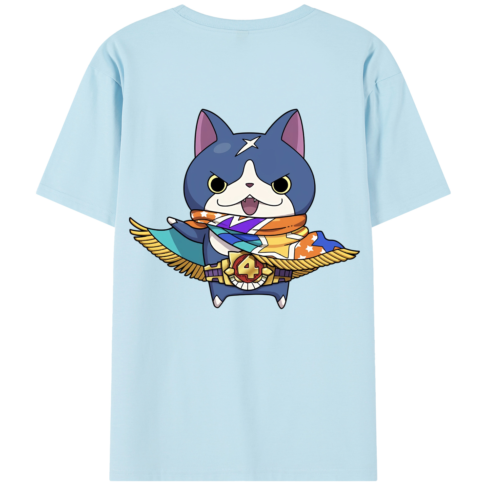（画像用） 妖怪ウォッチ Yo-kai Watch 綿100％半袖Tシャツ（背面プリント）